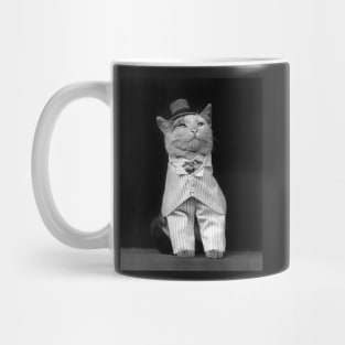 The Dapper Cat, 1906. Vintage Photo Mug